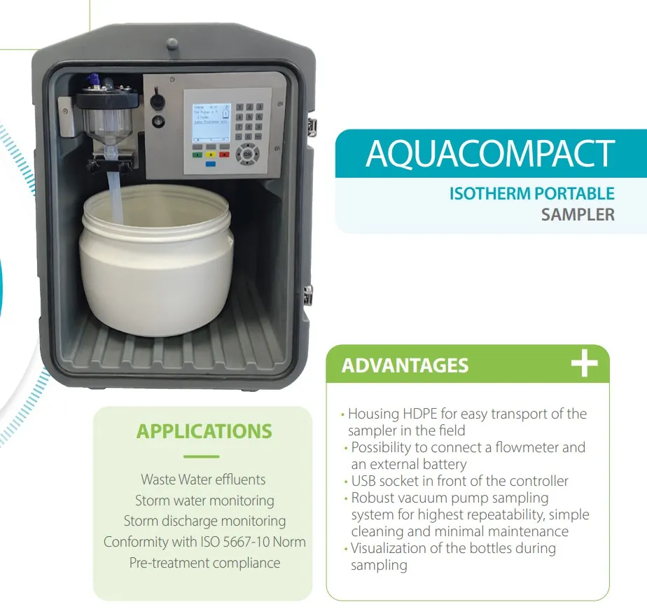 Water & Wastewater Autosamplers: Automated Solutions for Monitoring Quality and Regulatory Compliance