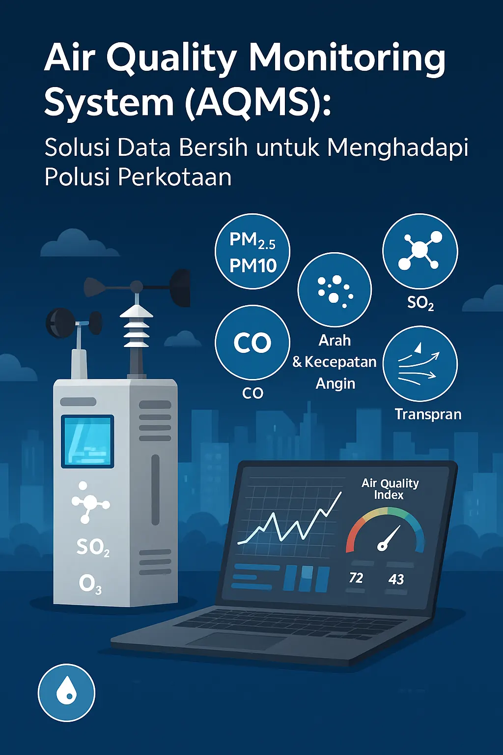 Air Quality Monitoring System (AQMS): Solusi Data Bersih untuk Menghadapi Polusi Perkotaan